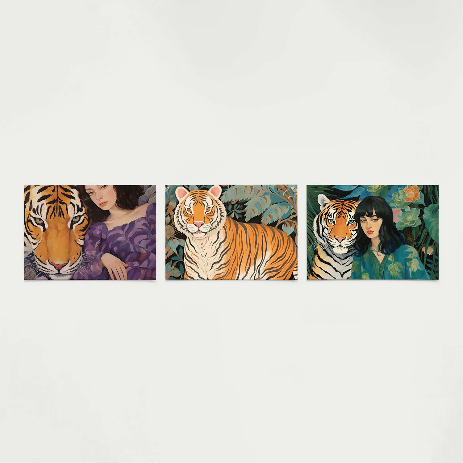 Dier en mens harmonie Posterset