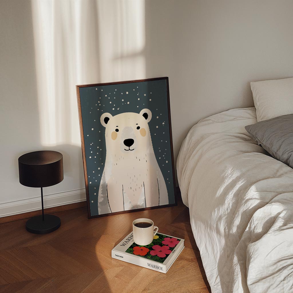 Schattige IJsbeer Poster