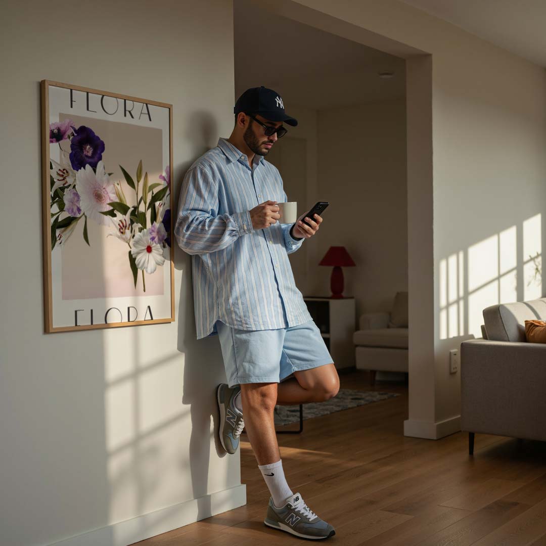 Elegant Bloemenkunstwerk - Flora Poster-WallArtistic