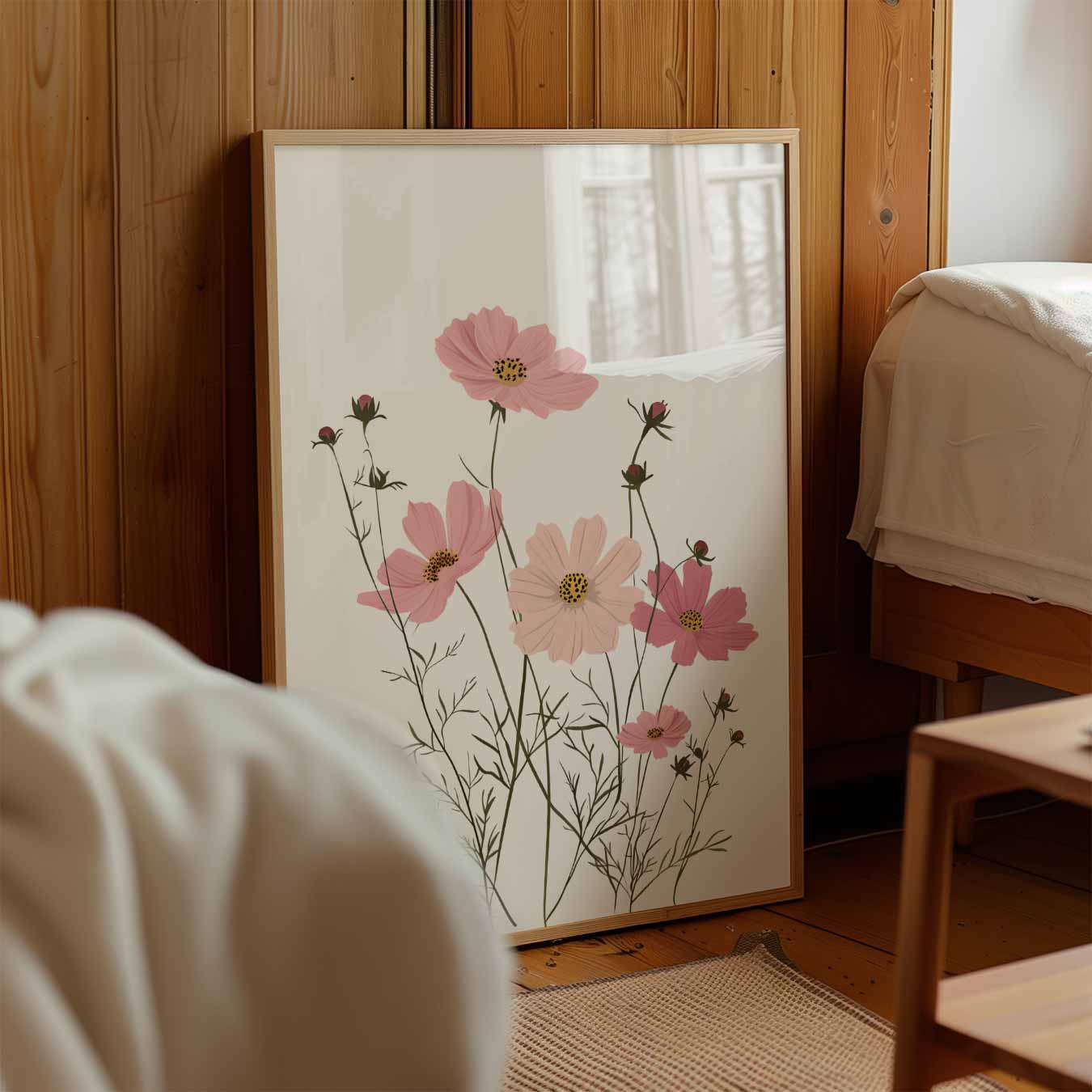 Bloemrijke Elegantie Poster-WallArtistic