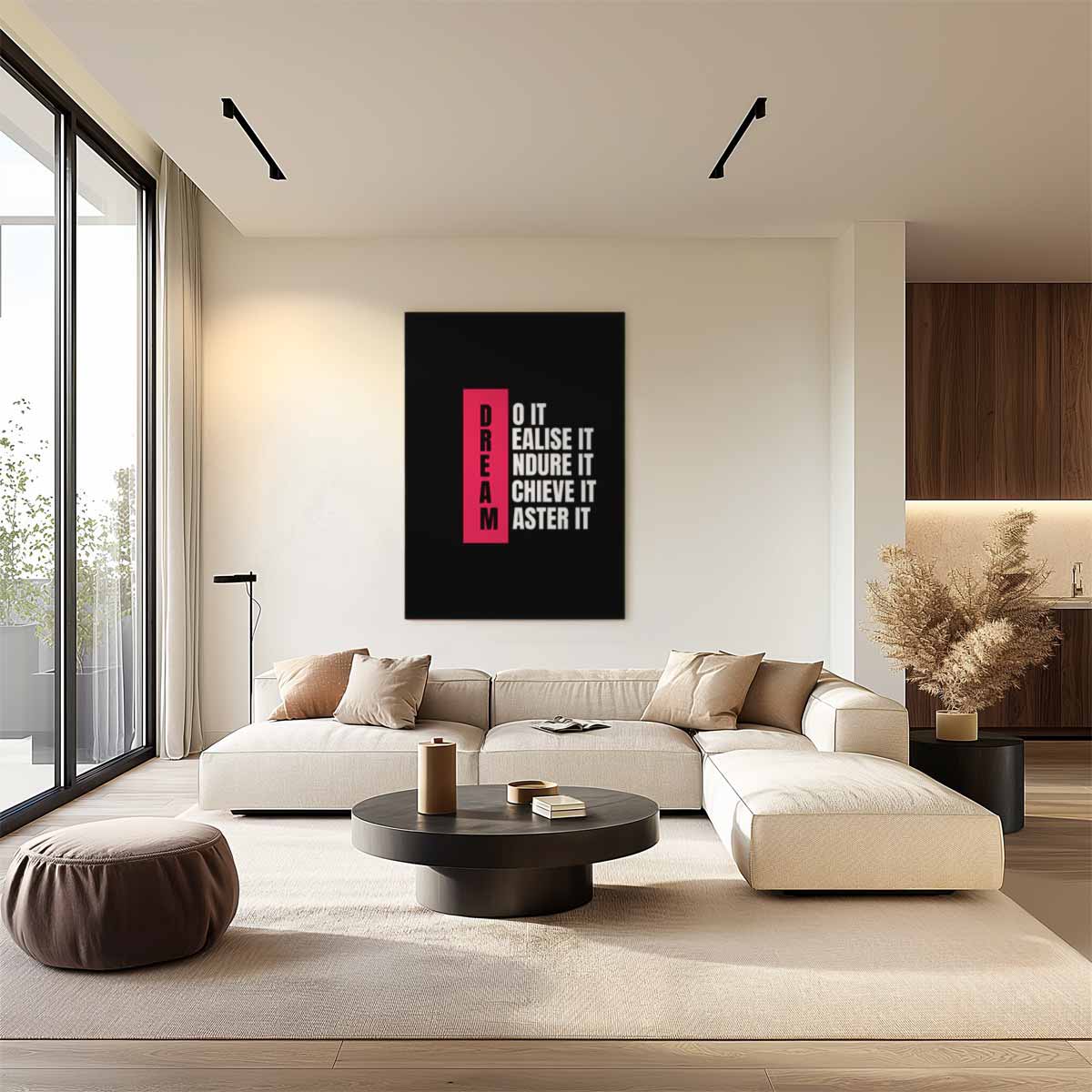 Inspirerende Dromen Poster Kunstwerk-canvas-dibond-plexiglas-wanddecoratie-WallArtistic