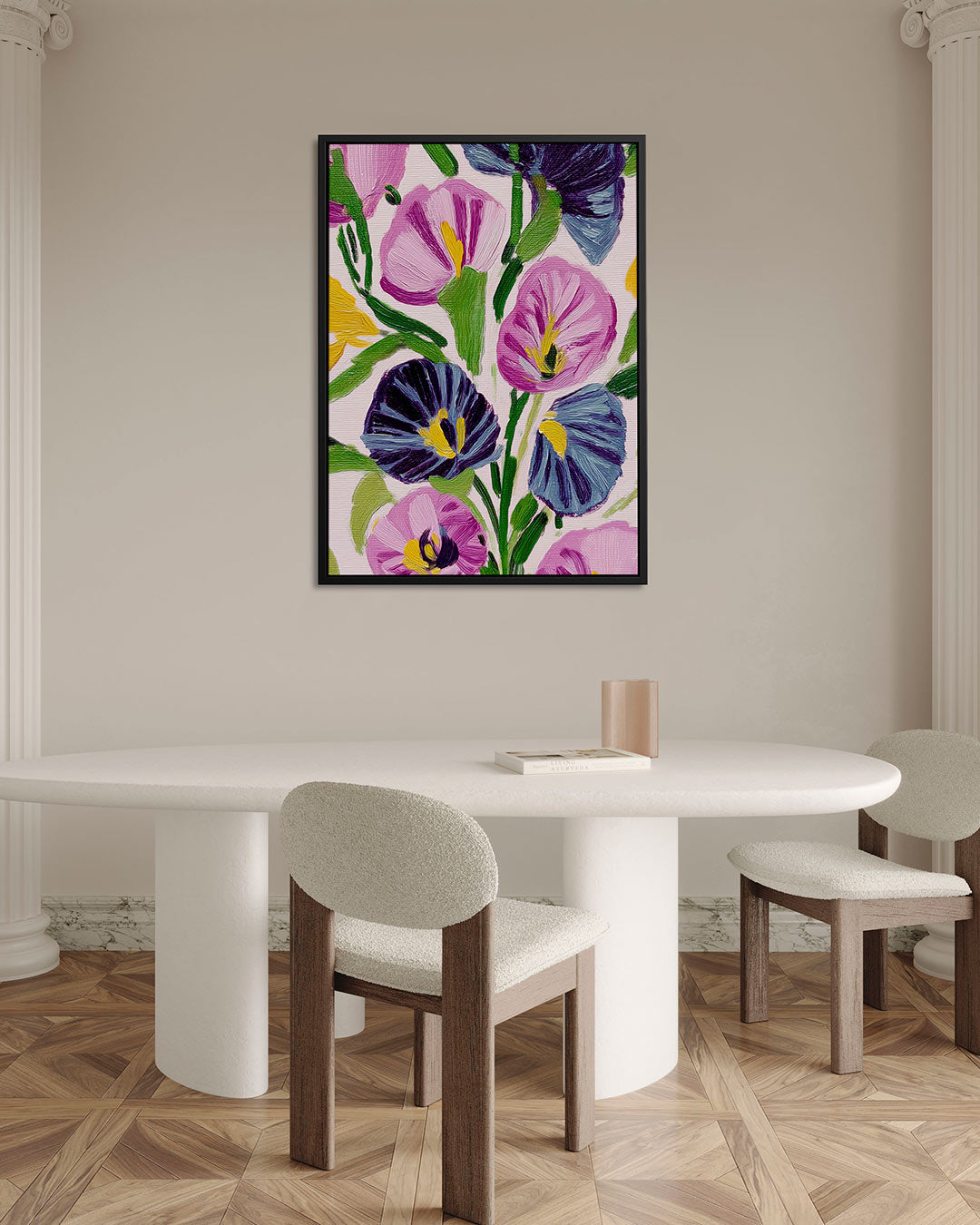 Bloemrijke kleurenpracht Kunstwerk