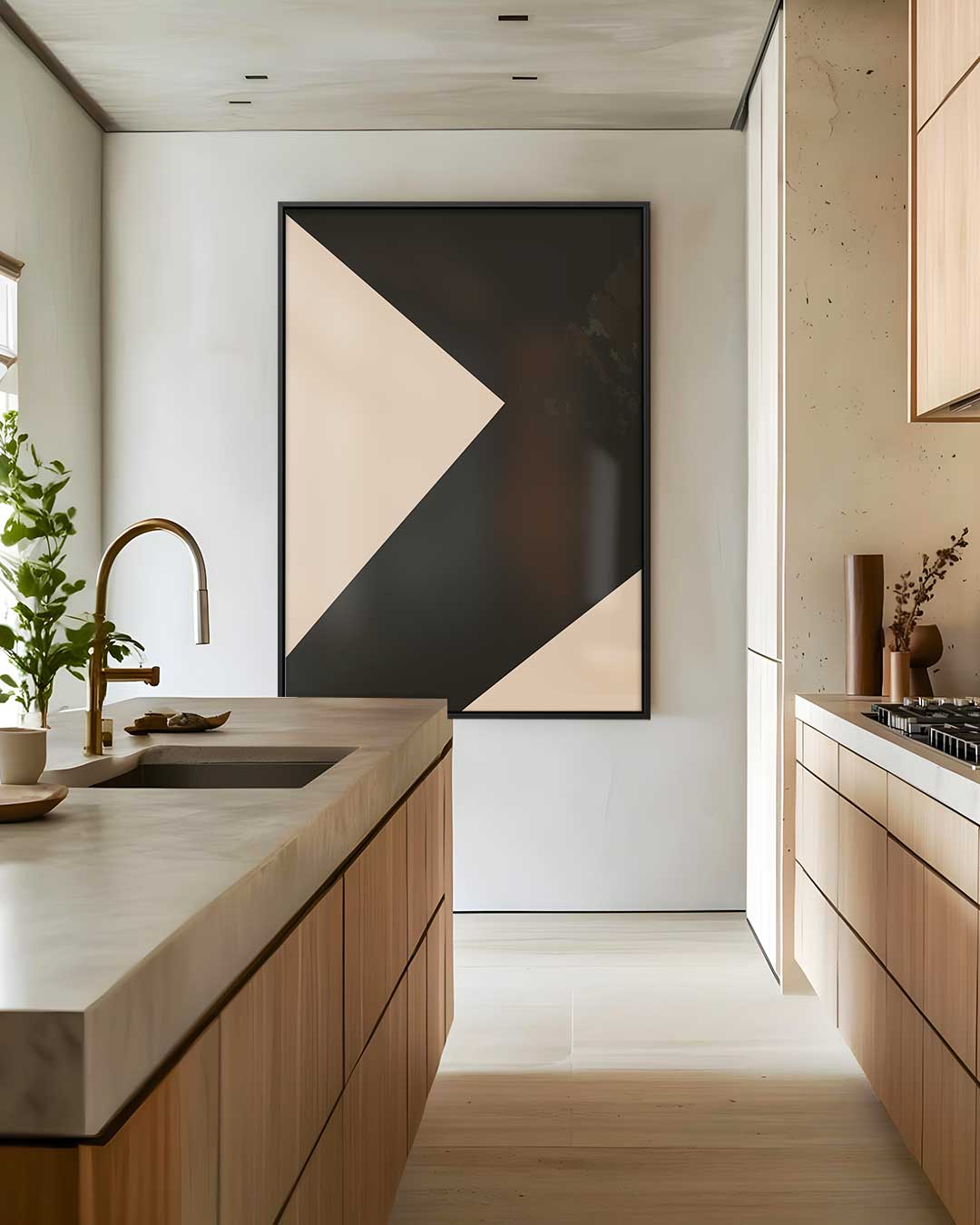 Moderne Abstracte Geometrie Kunstwerk-canvas-dibond-plexiglas-wanddecoratie-WallArtistic