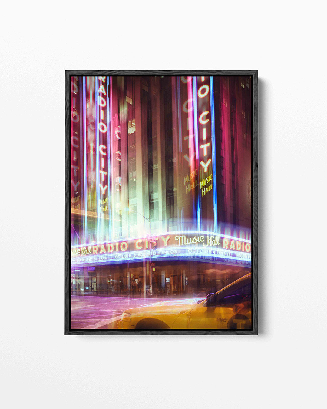 Neon stadssfeer Kunstwerk