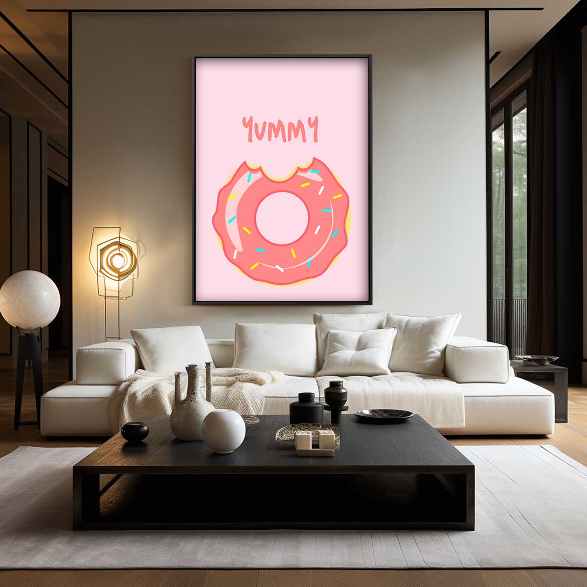 Donut Droom Kunstwerk-canvas-dibond-plexiglas-wanddecoratie-WallArtistic
