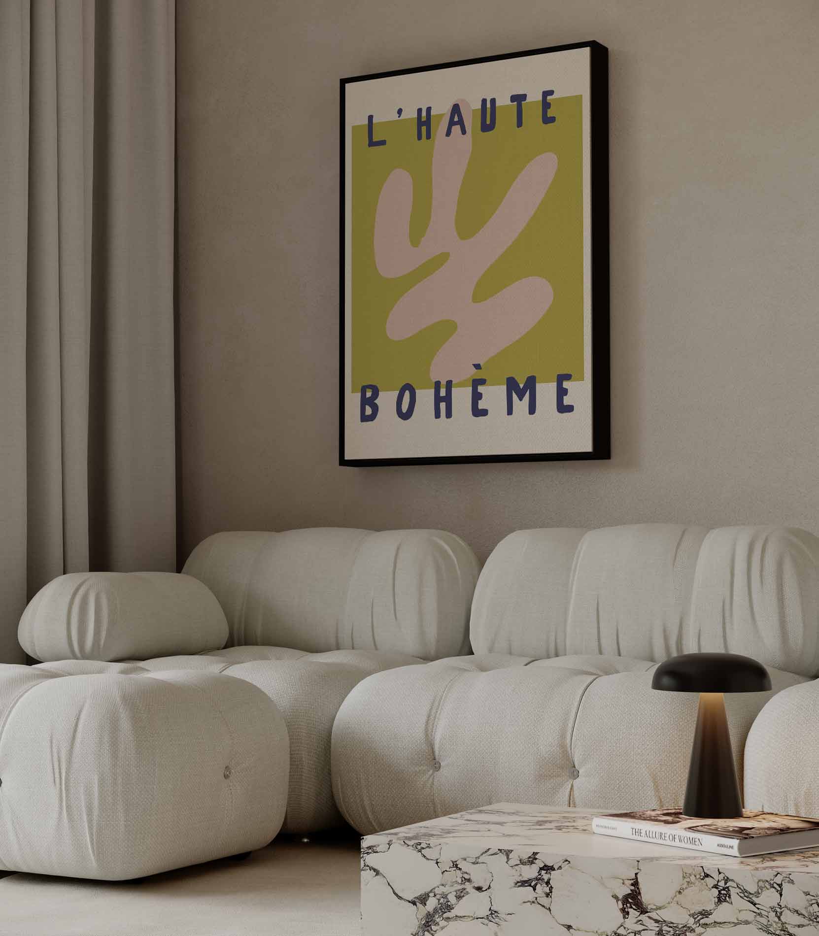 Moderne Boheemse Kunstprint Kunstwerk-canvas-dibond-plexiglas-wanddecoratie-WallArtistic