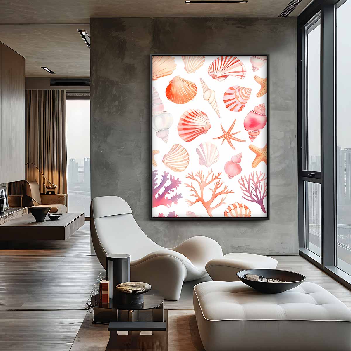 Zeeleven Illustratie Kunstwerk-canvas-dibond-plexiglas-wanddecoratie-WallArtistic