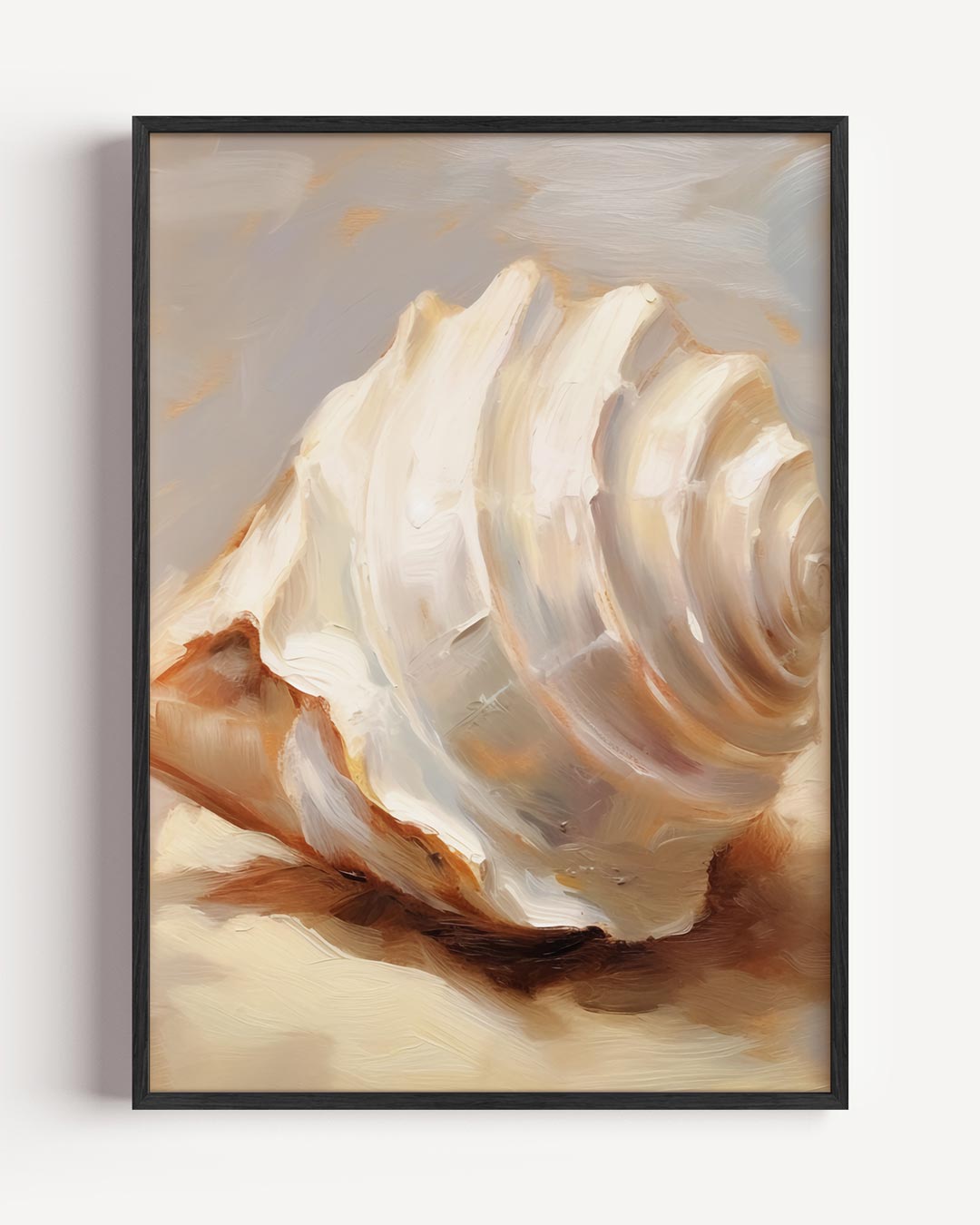 Zomers Schilderszeeschelp Poster-WallArtistic