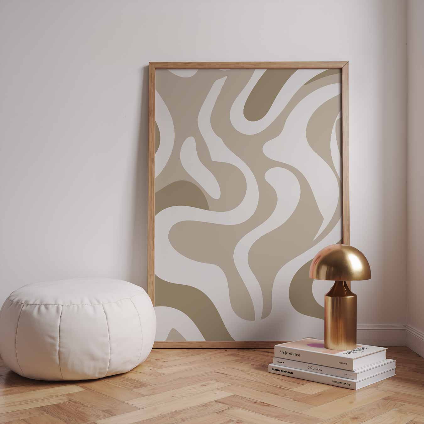 Moderne Abstracte Vormen Poster