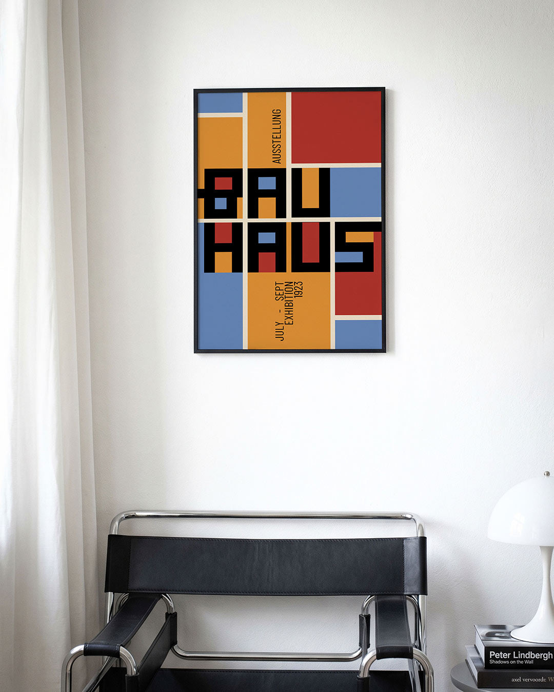 Kleurvlakken en lijnen Poster
