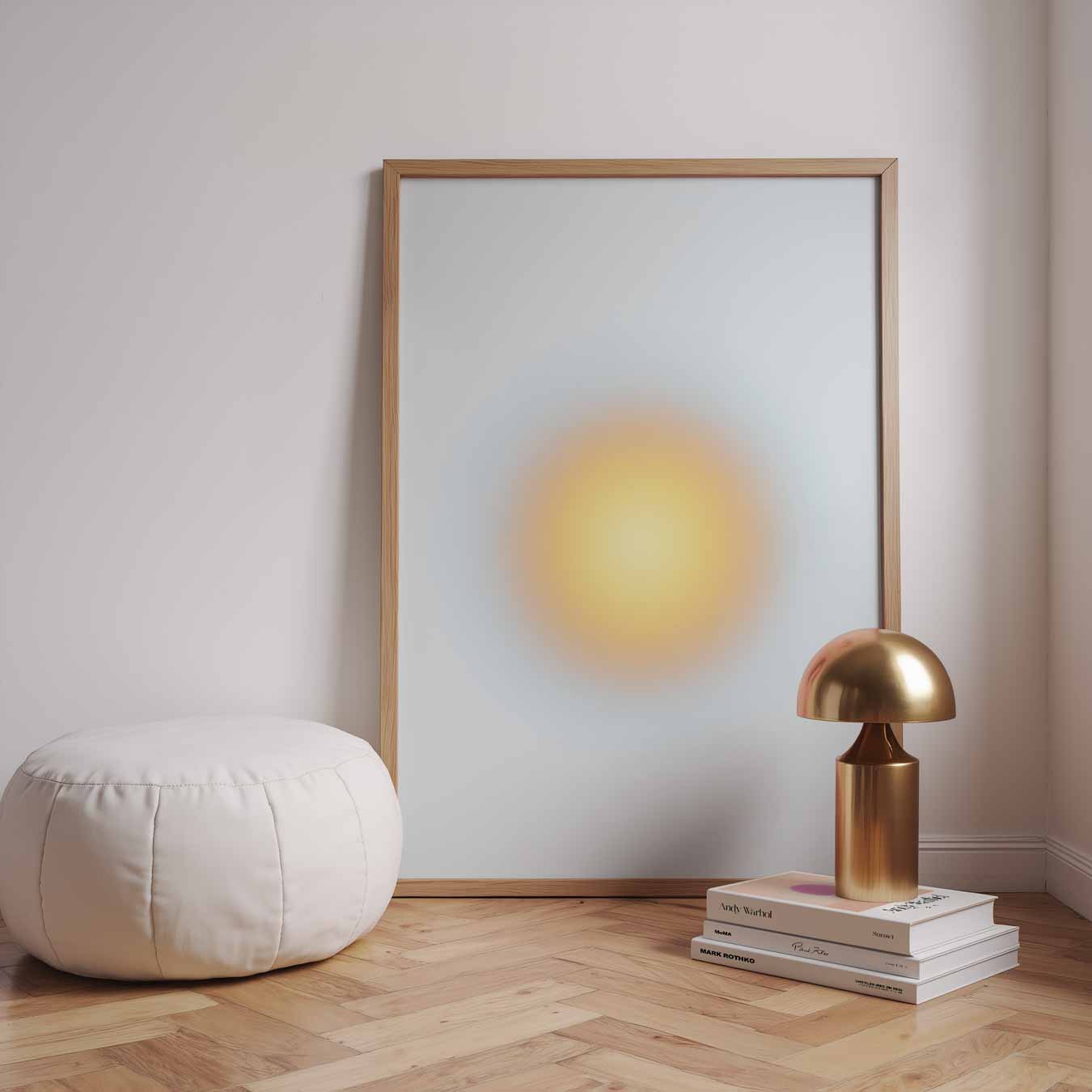 Zonsondergang Abstractie Poster