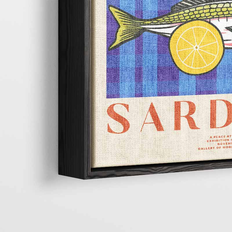 Vrolijke Sardientjes Kunstwerk-canvas-dibond-plexiglas-wanddecoratie-WallArtistic