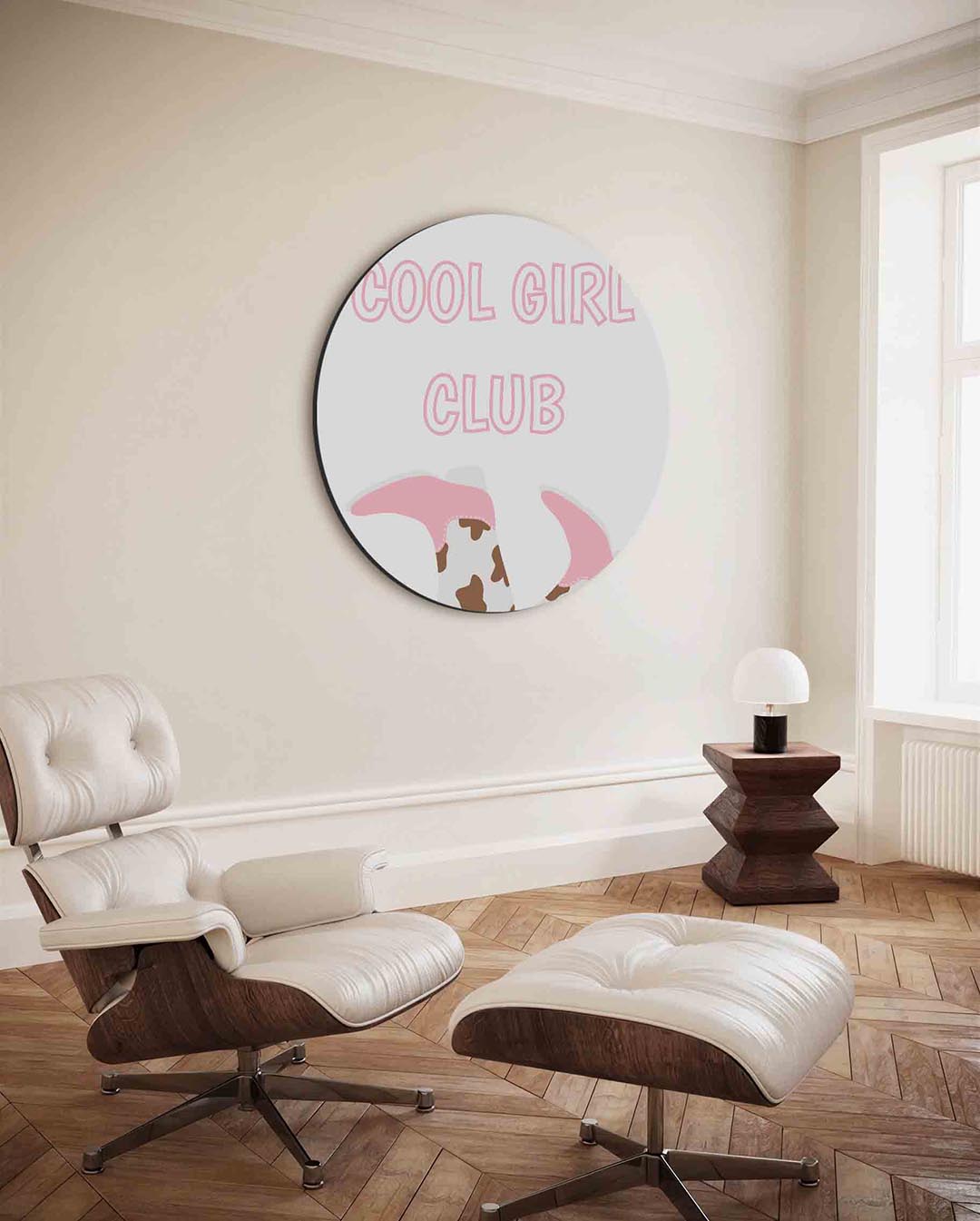 Cool girl club Muurcirkel