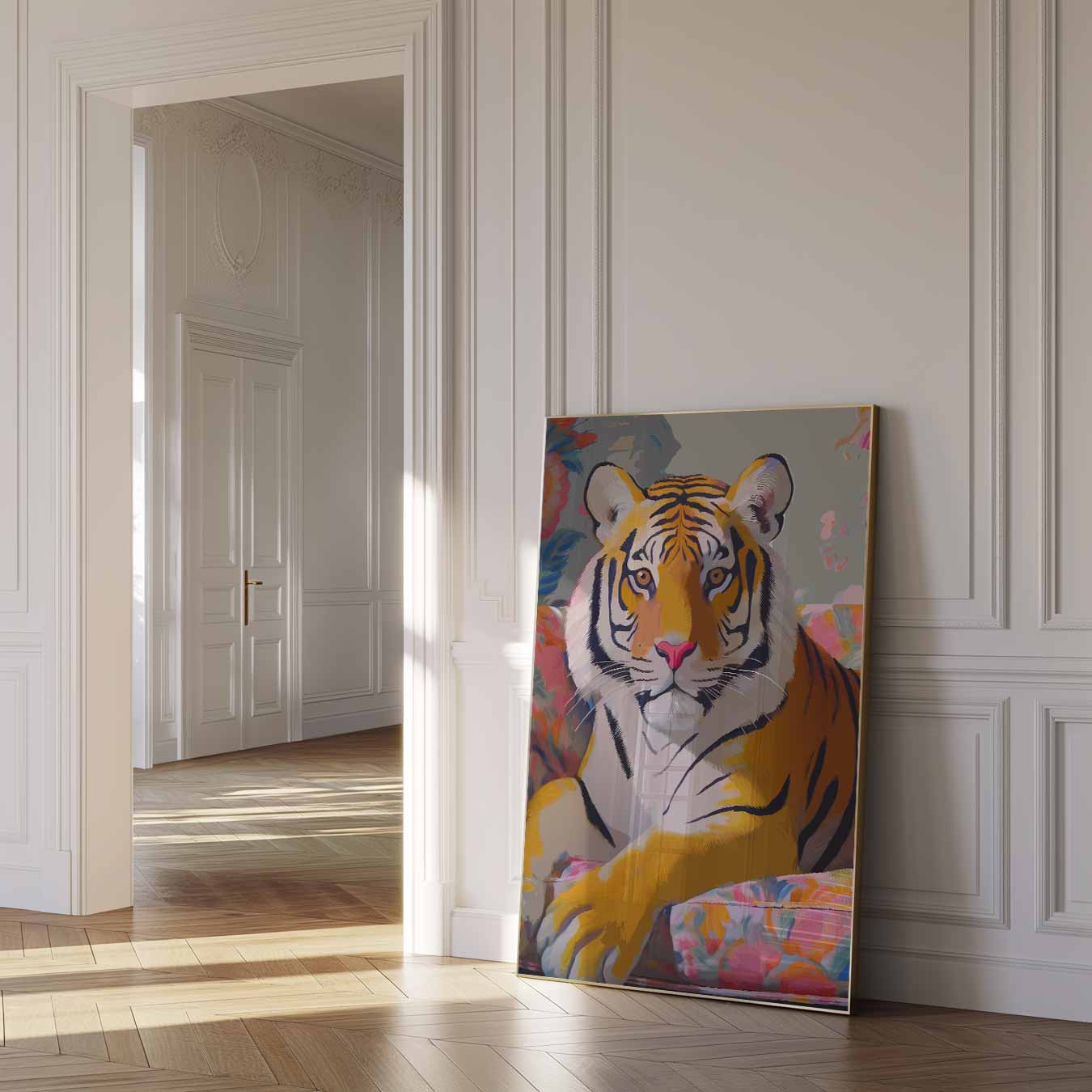 Stijlvolle Tijger Poster-WallArtistic