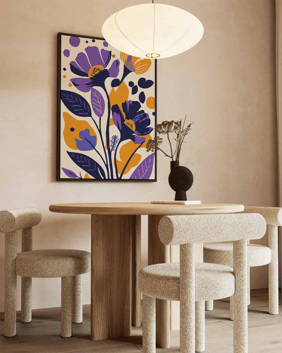 Vrolijk Bloemenfeest Kunstwerk-canvas-dibond-plexiglas-wanddecoratie-WallArtistic