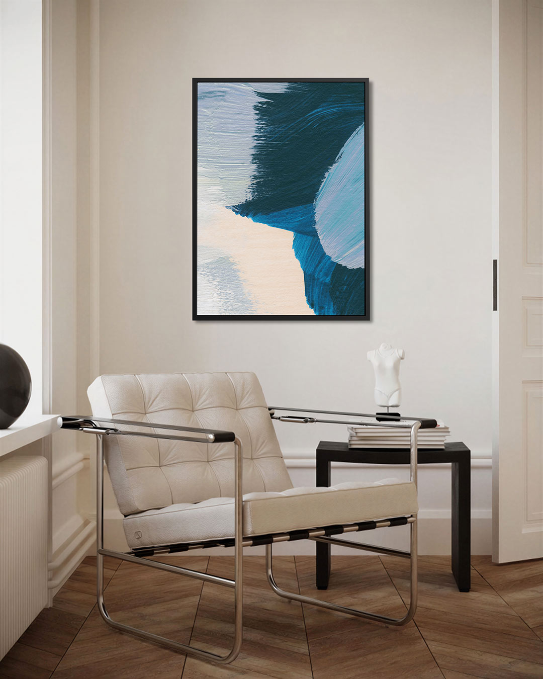 Dynamische kleurencompositie Kunstwerk