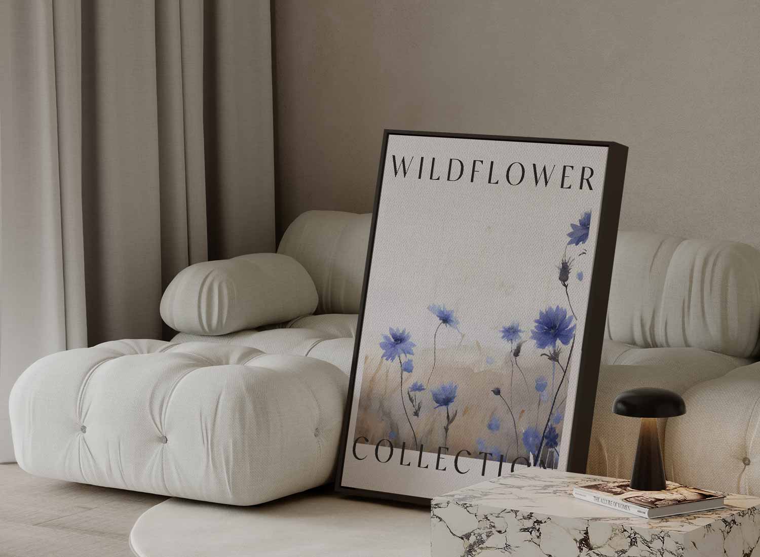 Wildflower Droomland Kunstwerk-canvas-dibond-plexiglas-wanddecoratie-WallArtistic