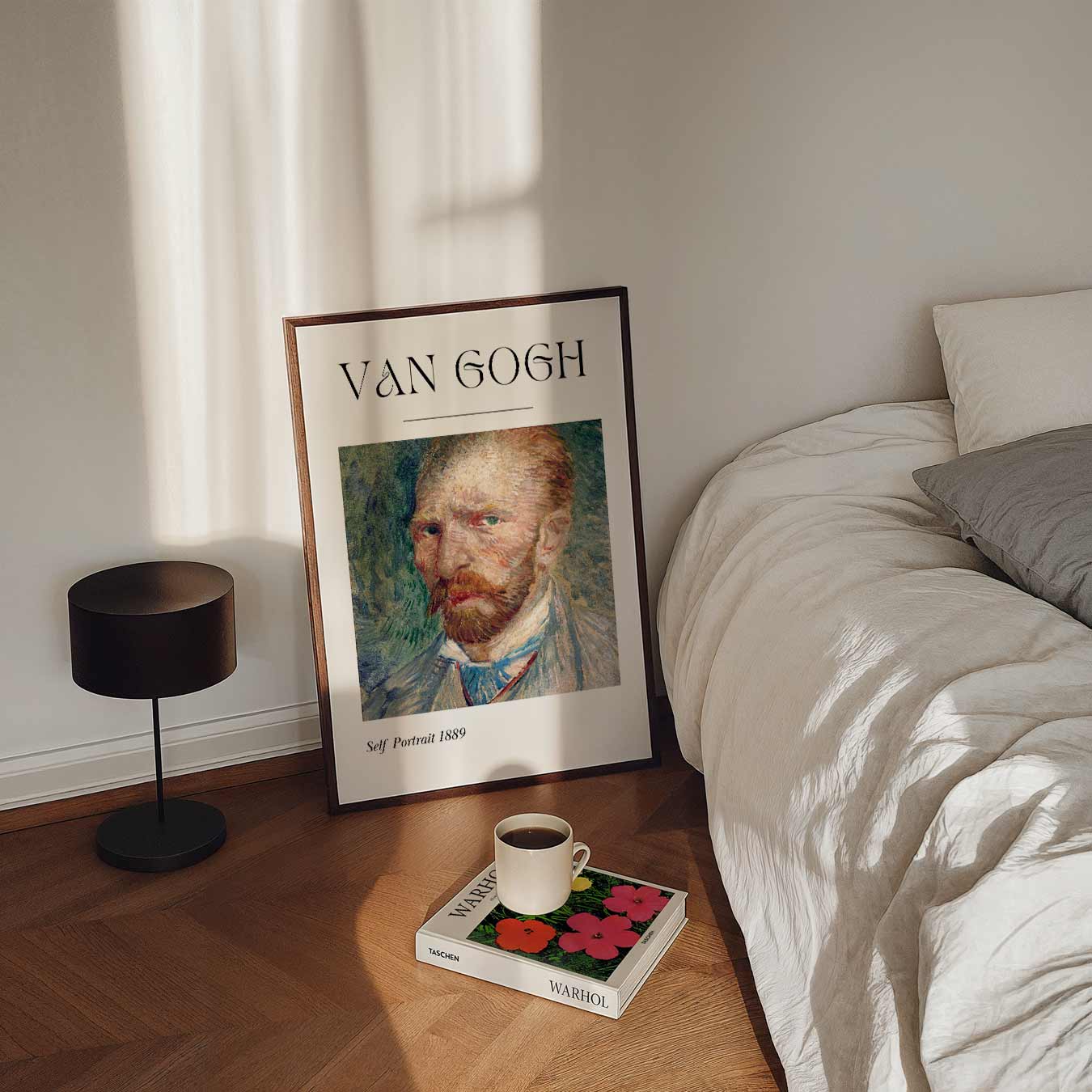 Van Gogh Zelfportret 1889 Poster-WallArtistic