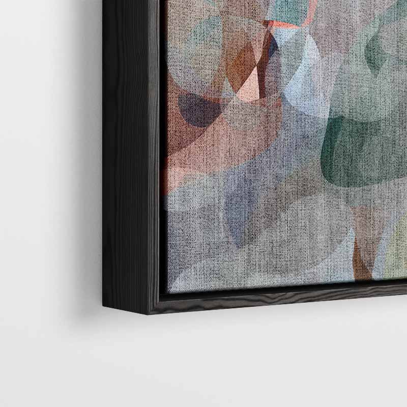 Kleurrijk Abstract Droomlandschap Kunstwerk-canvas-dibond-plexiglas-wanddecoratie-WallArtistic