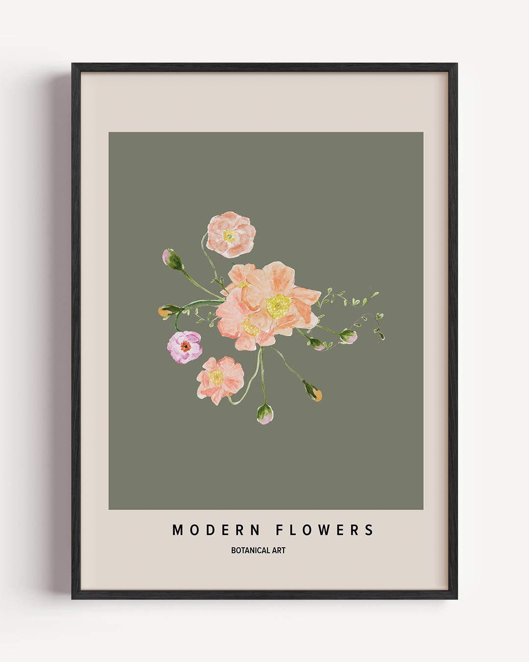 Botanische Bloemenpracht Poster-WallArtistic