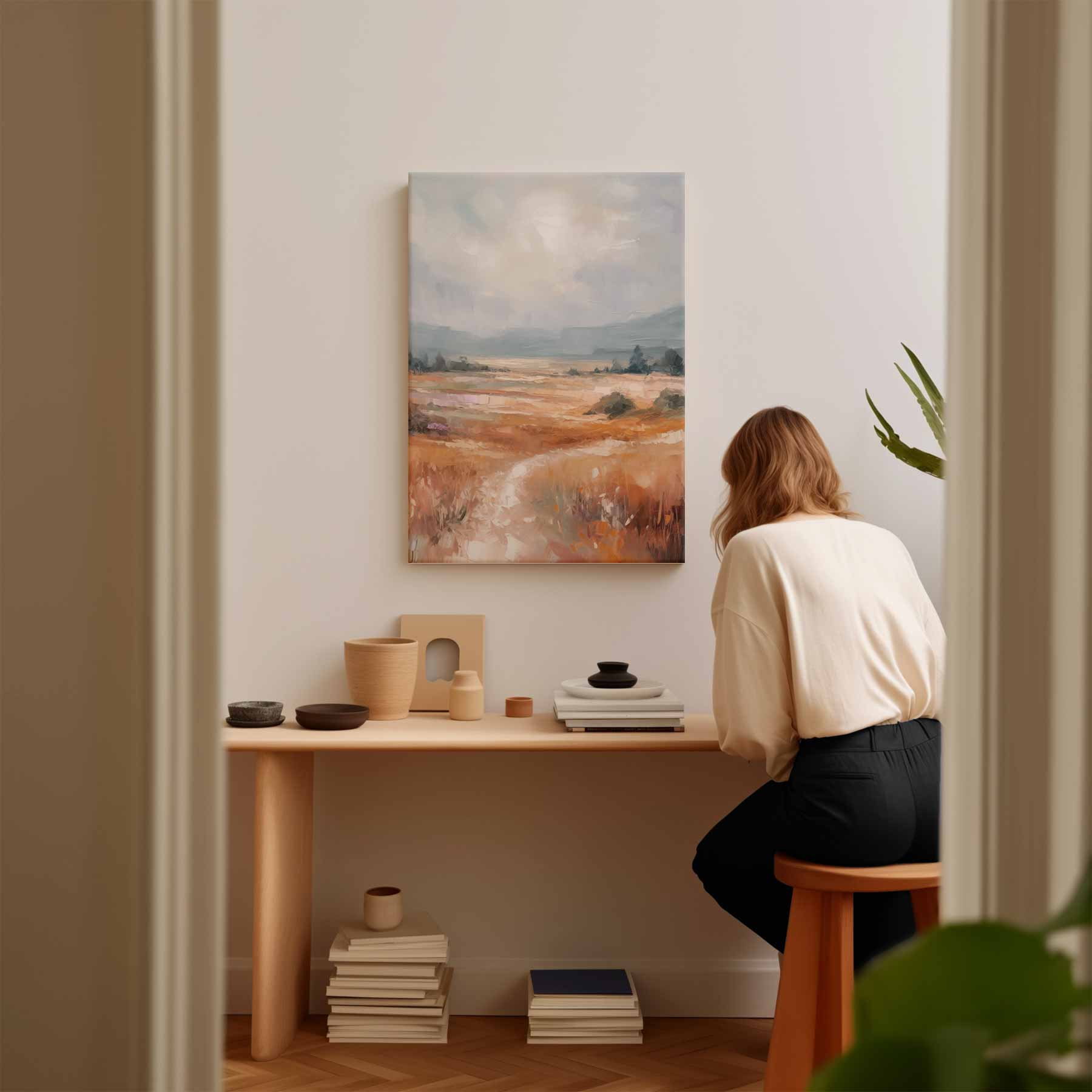 Herfstige Velden Kunstwerk-canvas-dibond-plexiglas-wanddecoratie-WallArtistic