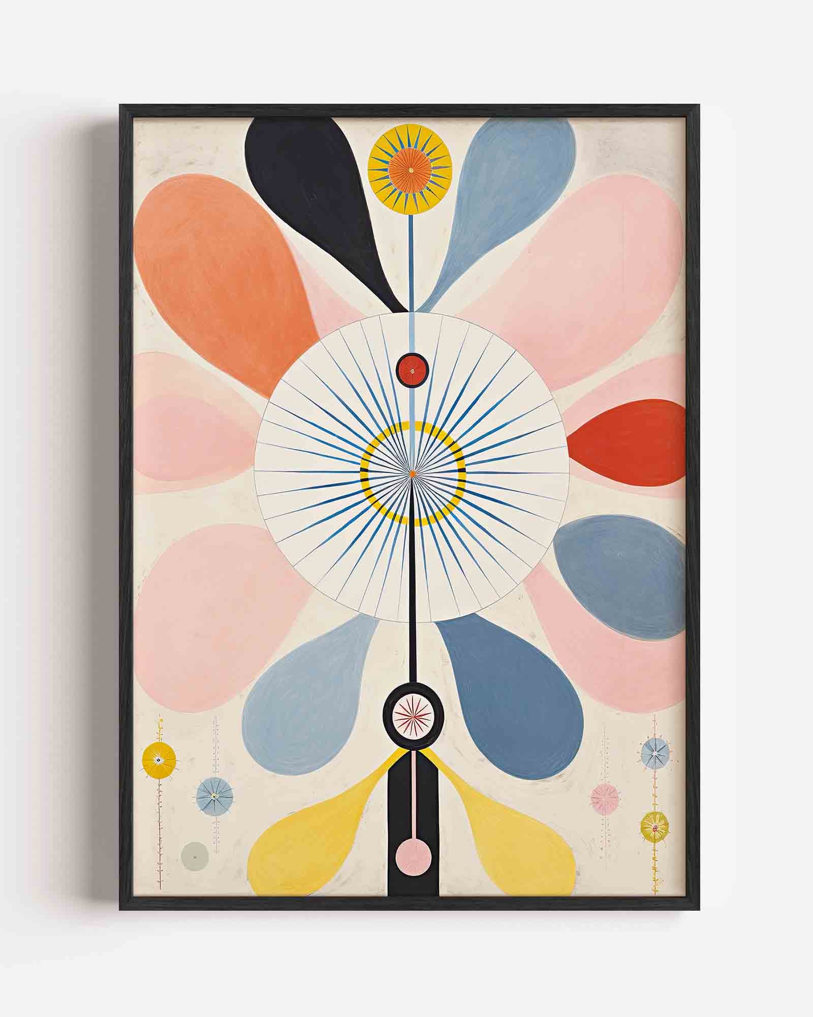 Abstracte vormen Poster
