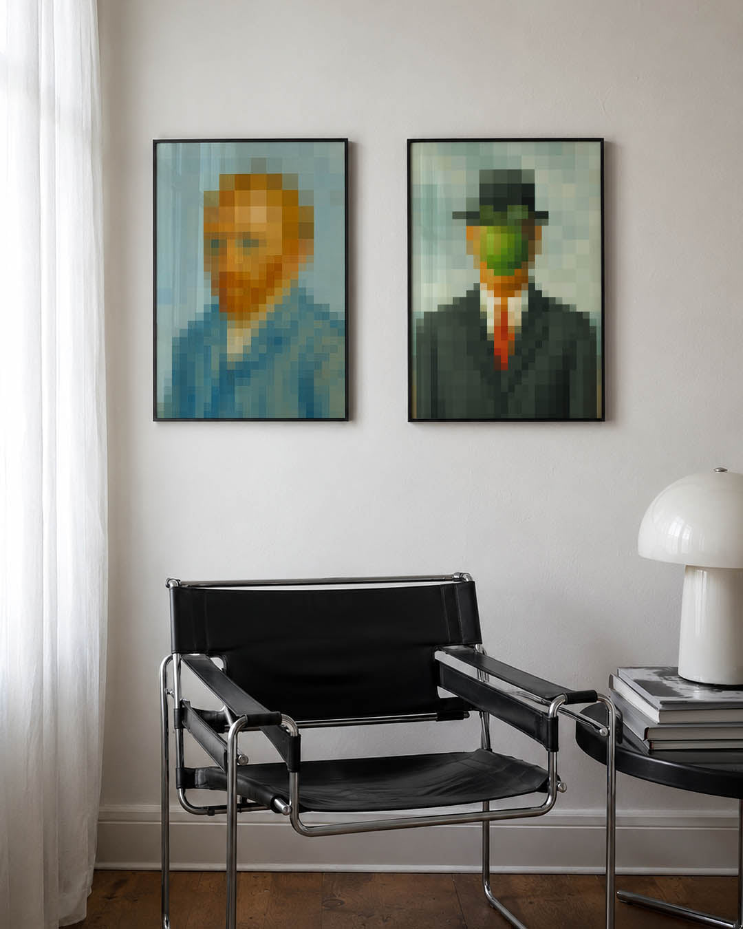 Pixel portret Posterset