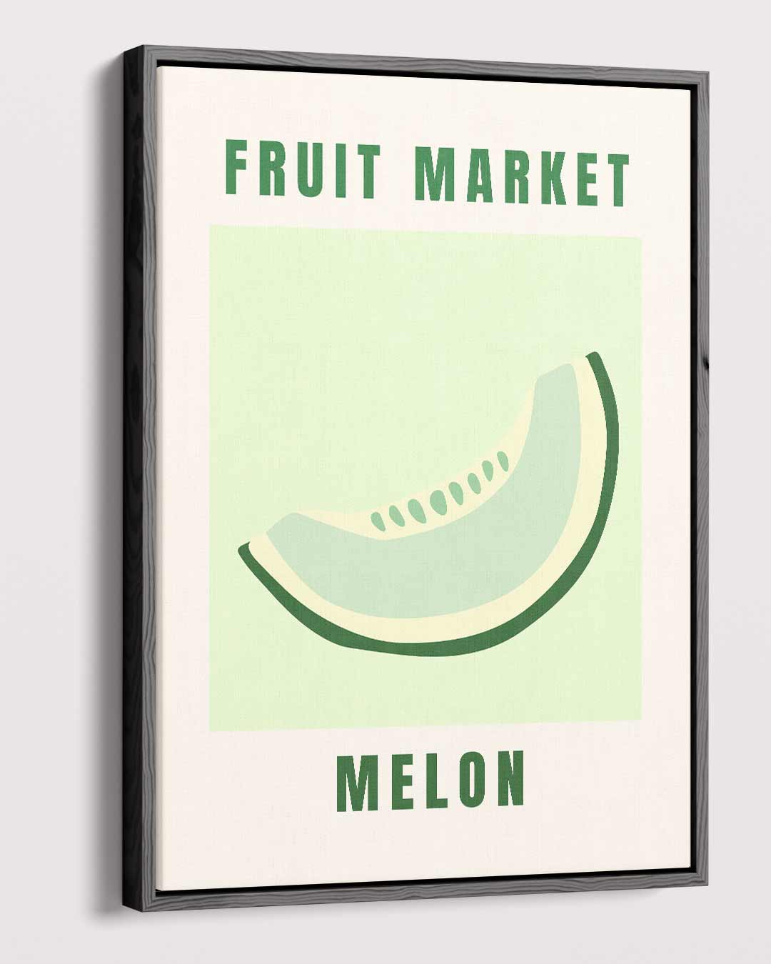 Fruitige Meloen Poster Kunstwerk-canvas-dibond-plexiglas-wanddecoratie-WallArtistic