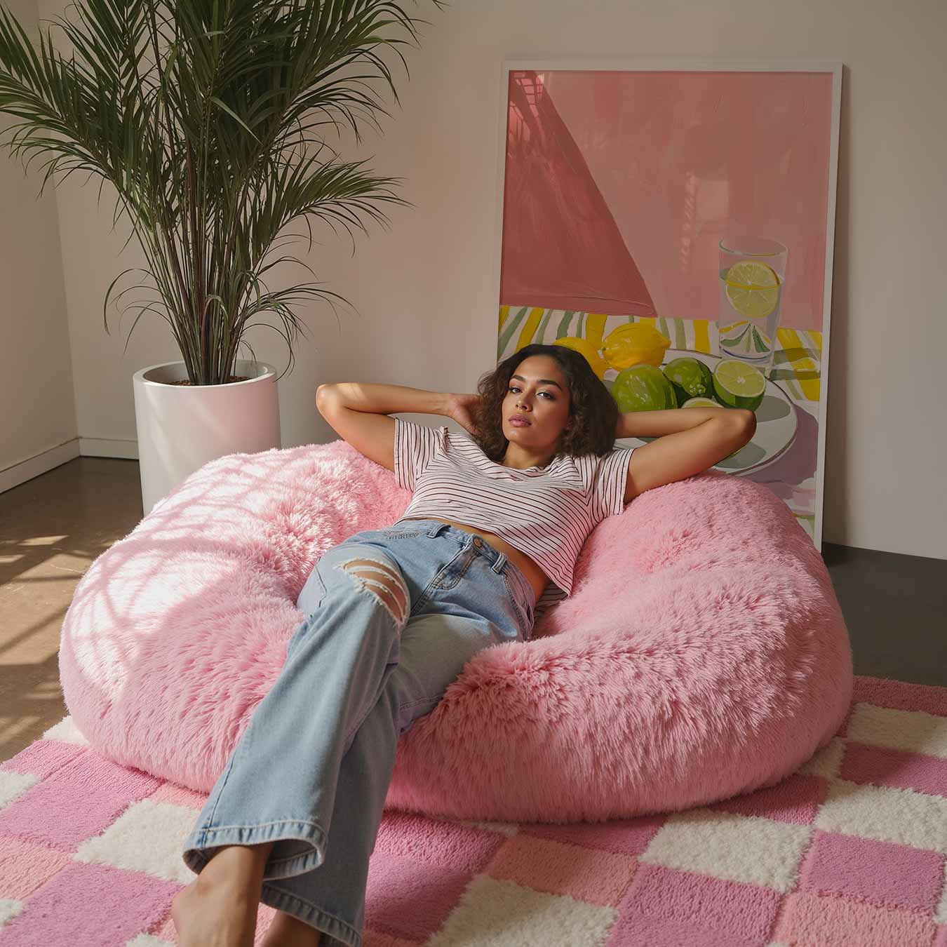 Zonnige Citrus Tafereel Poster-WallArtistic