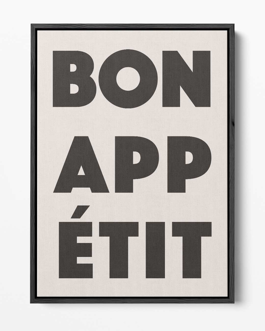 Bon Appétit Typografie Poster