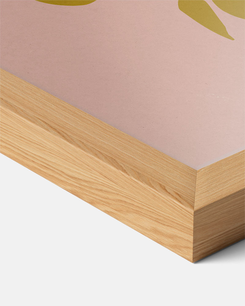 Elegante Citrus Kunstposter-WallArtistic