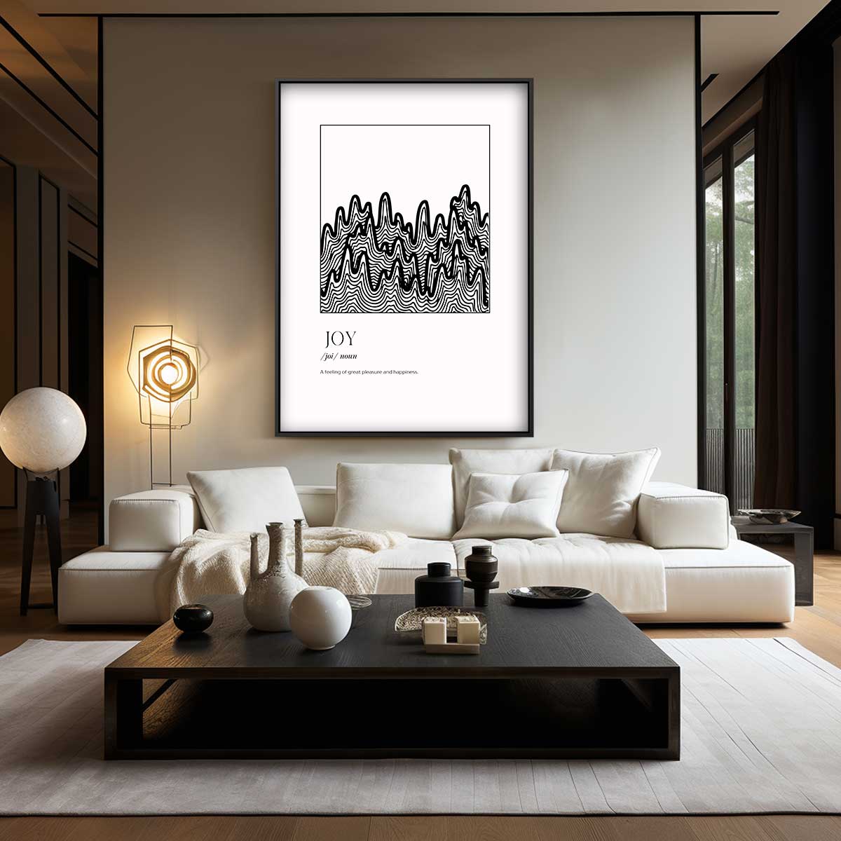 Joyful Lines Kunstwerk-canvas-dibond-plexiglas-wanddecoratie-WallArtistic