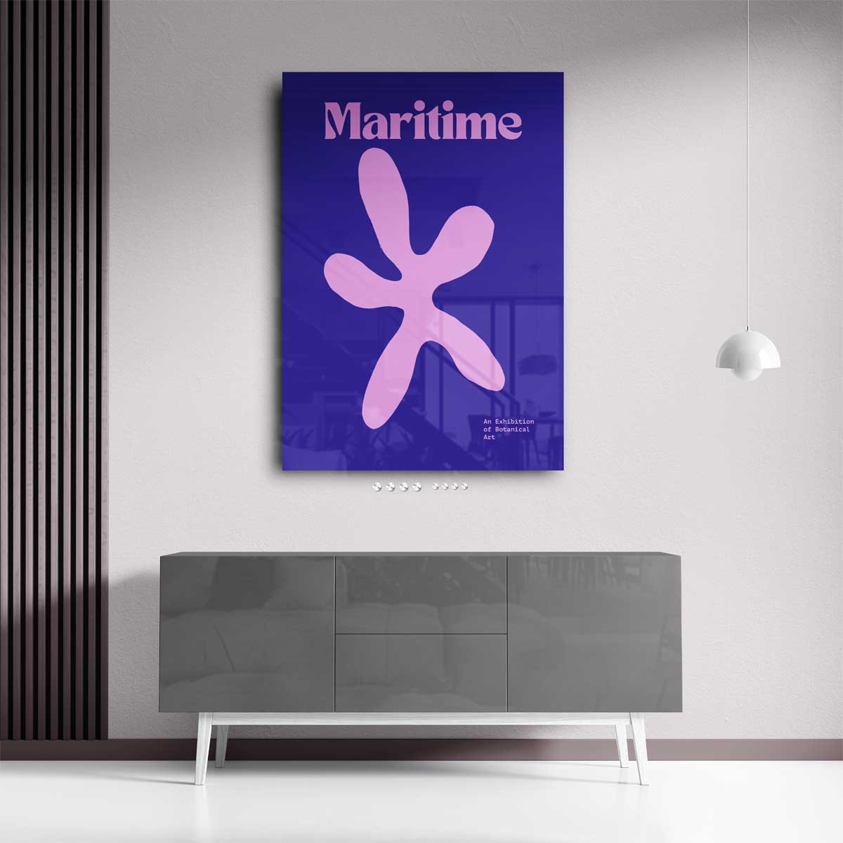 Botanische Maritieme Kunst Kunstwerk-canvas-dibond-plexiglas-wanddecoratie-WallArtistic