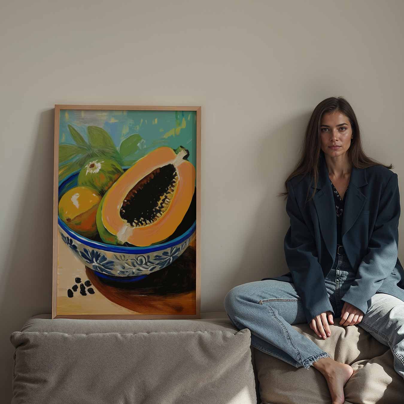 Tropisch Fruit Stilleven Poster