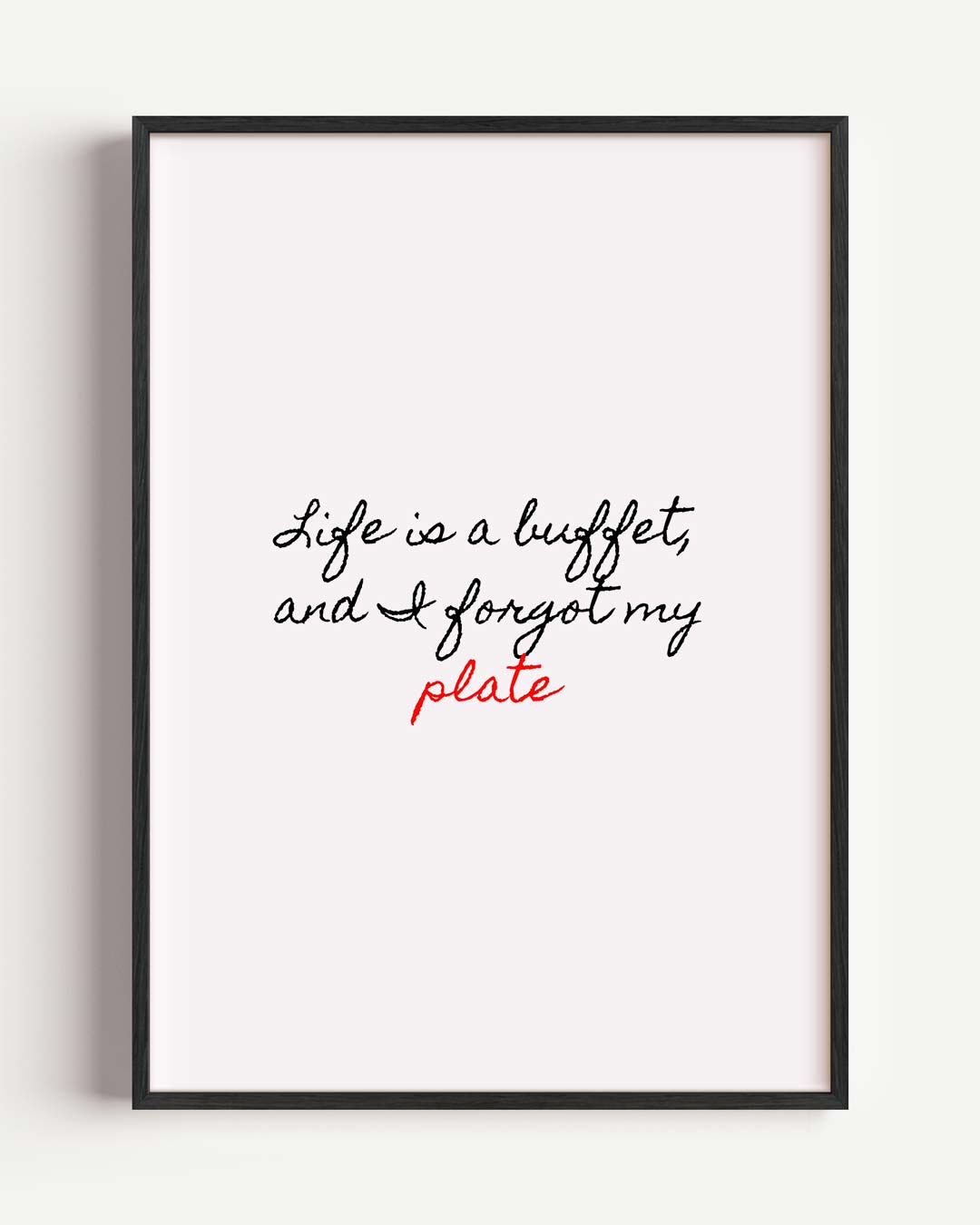 Inspirerende Quote Poster-WallArtistic