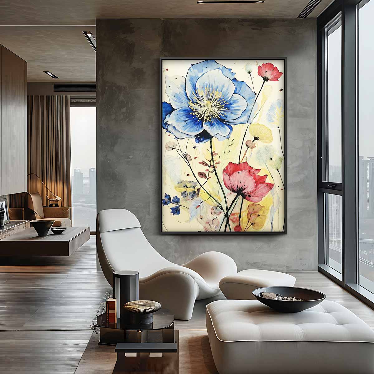 Bloeiende Fantasie Kunstwerk-canvas-dibond-plexiglas-wanddecoratie-WallArtistic