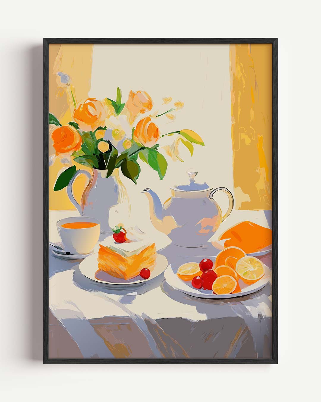 Vintage Ontbijt Poster-WallArtistic