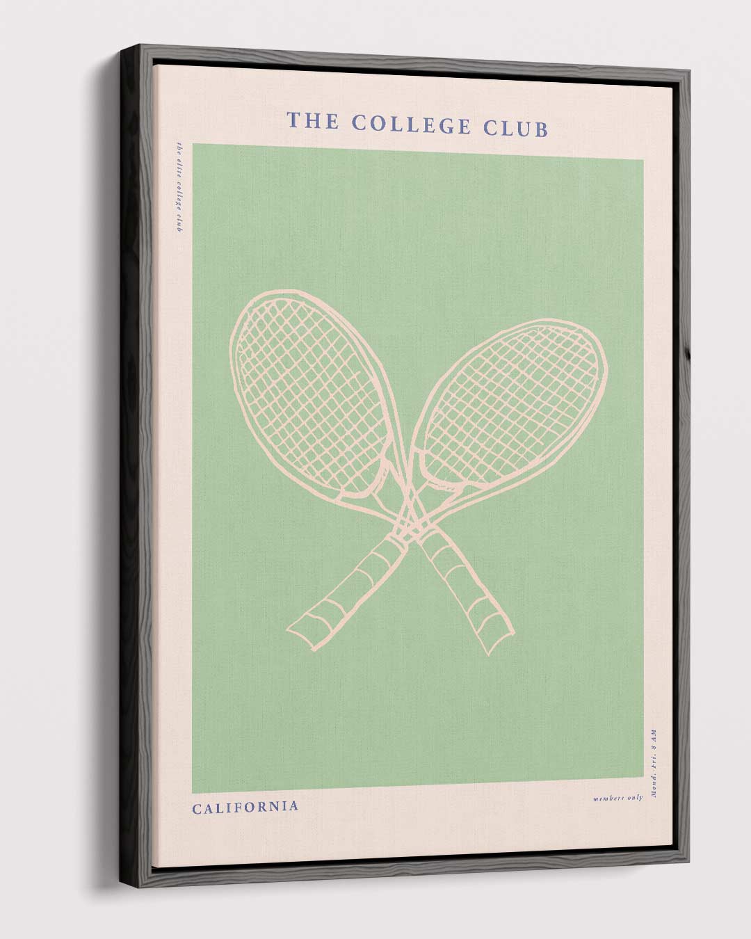 Tennis Elegantie Poster