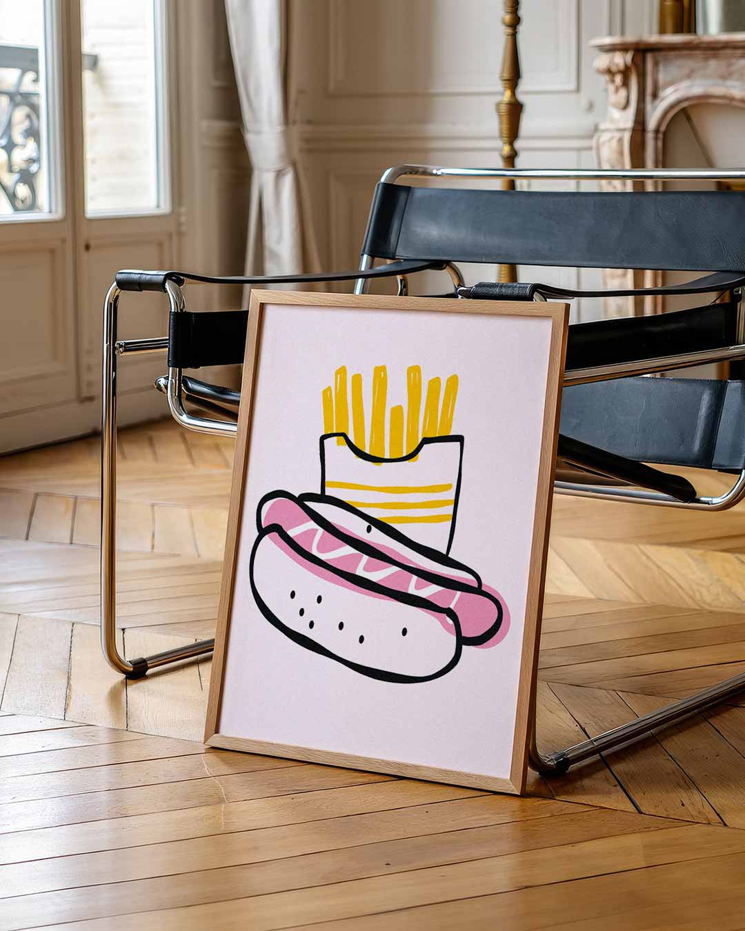 Speelse Fastfood Poster