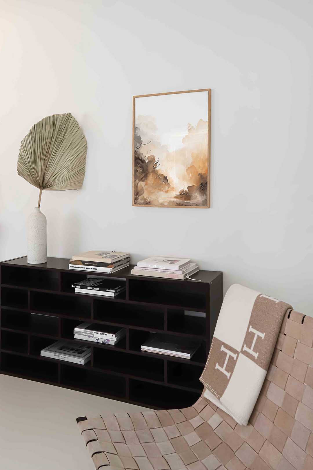 Landschap met bomen Poster