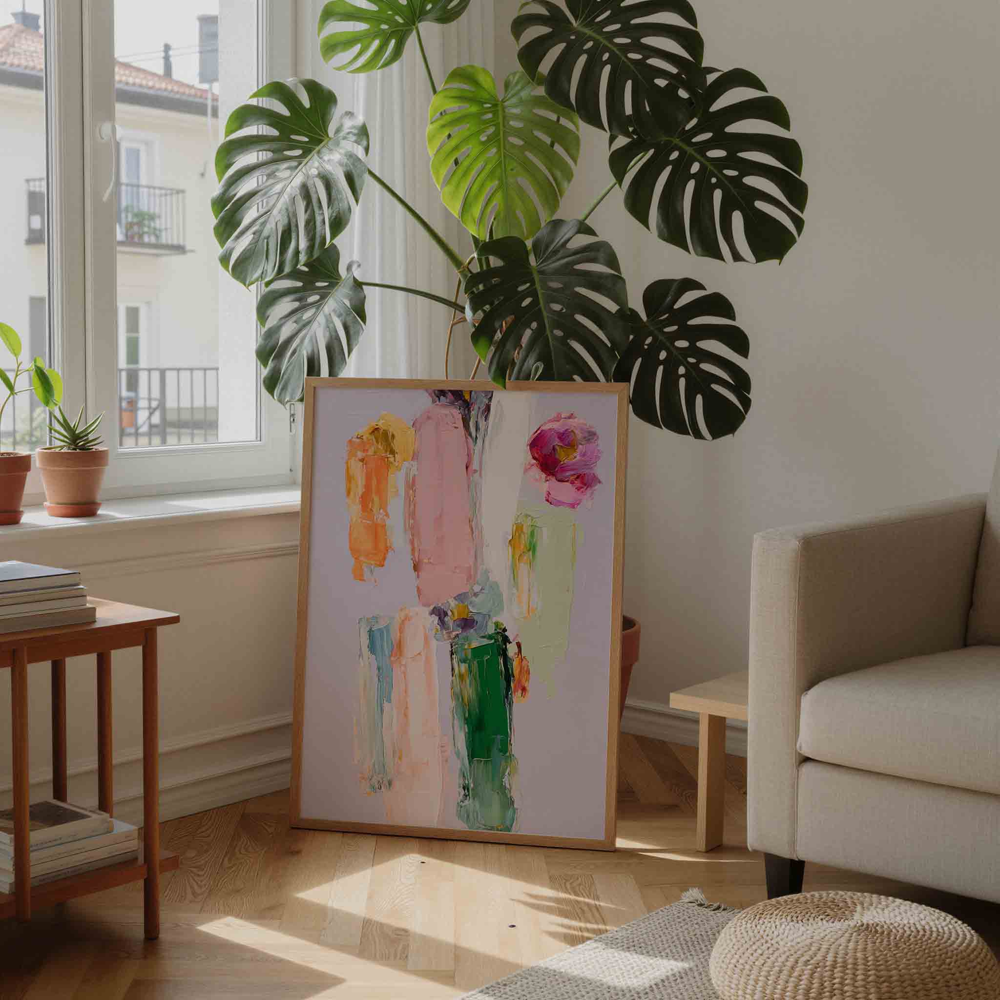 Abstracte kleurrijke vormen Poster