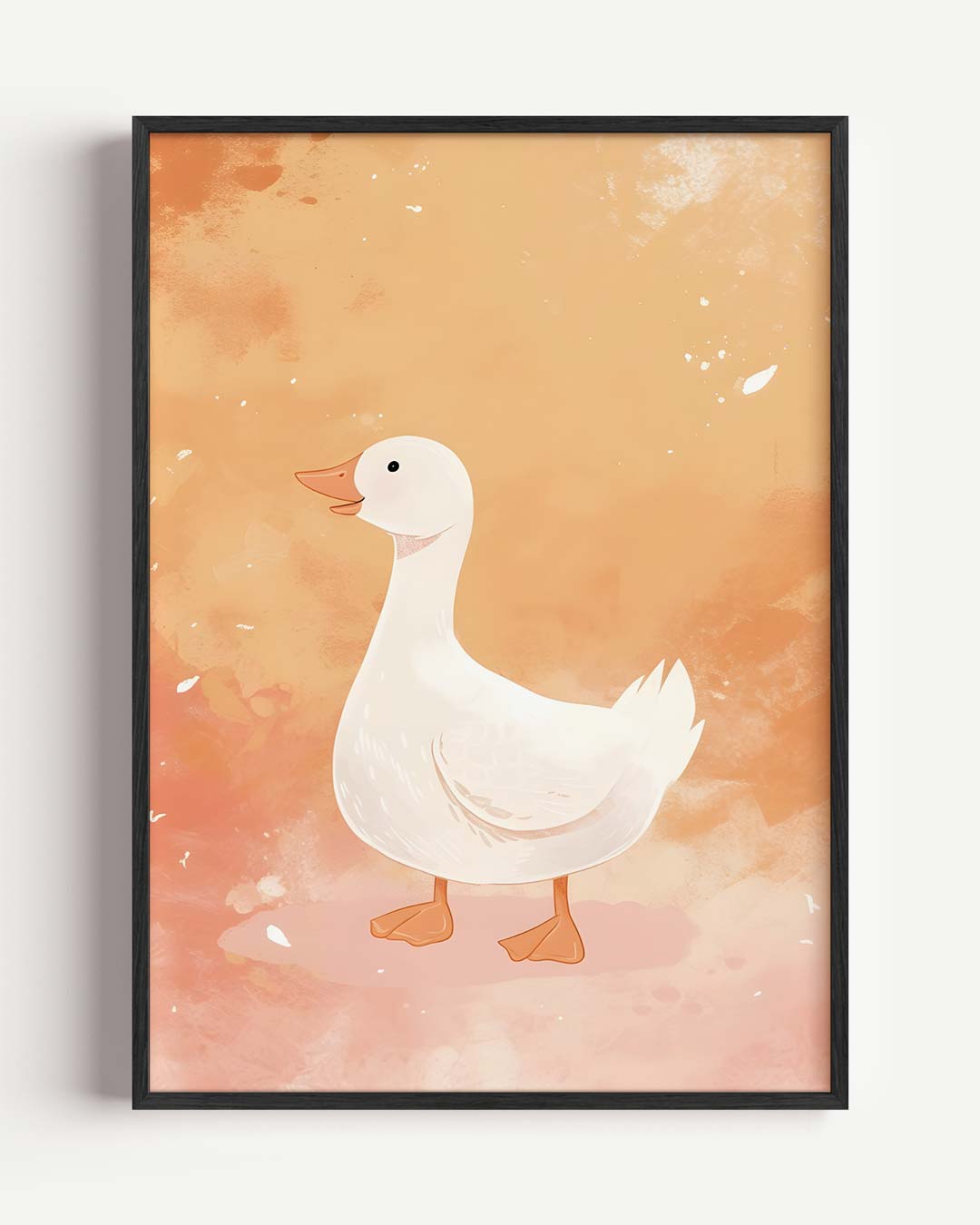 Vrolijke Gans Kunstposter-WallArtistic