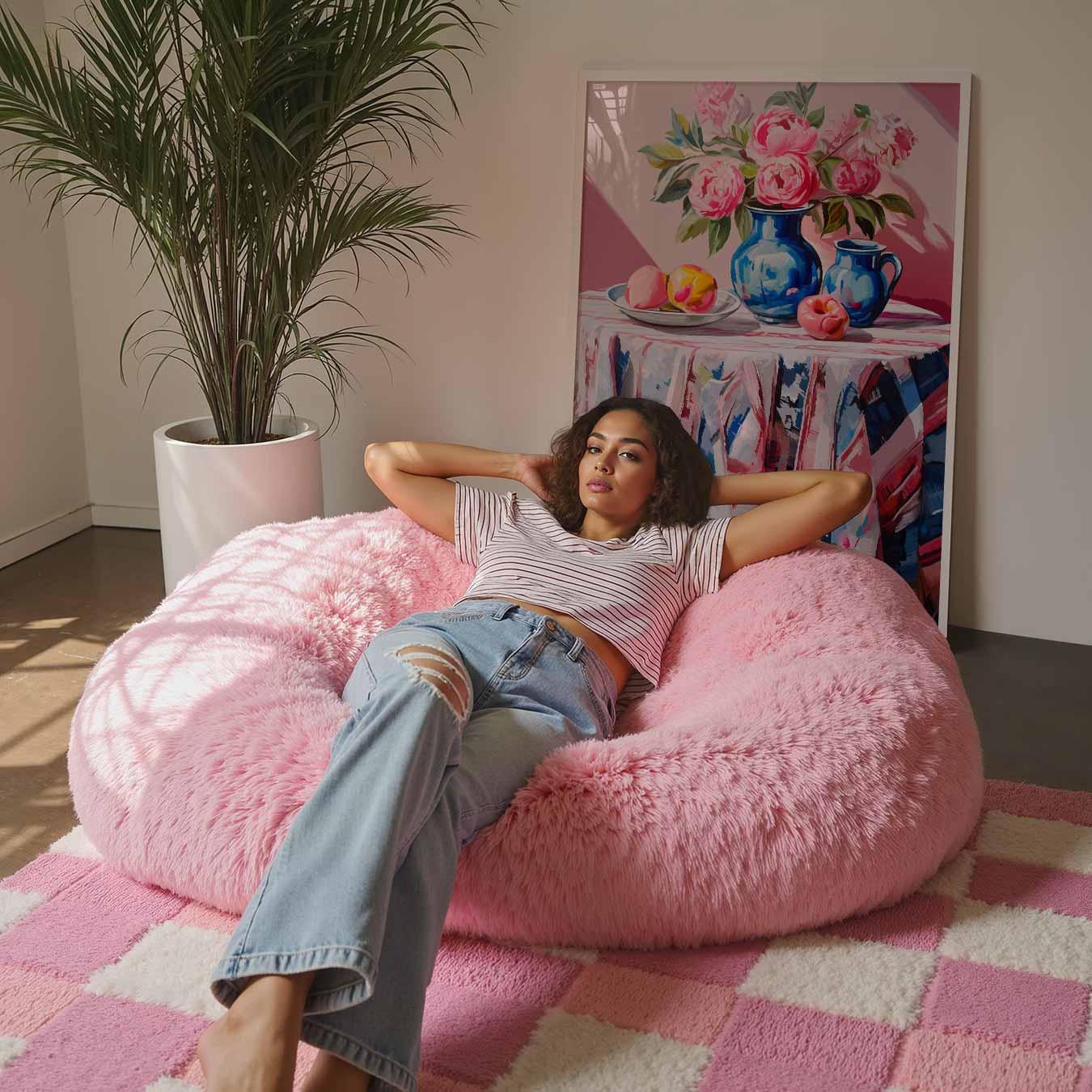 Romantische Bloemengeur Poster-WallArtistic