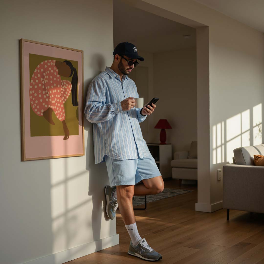 Stijlvolle Vrouwelijke Abstractie Poster-WallArtistic