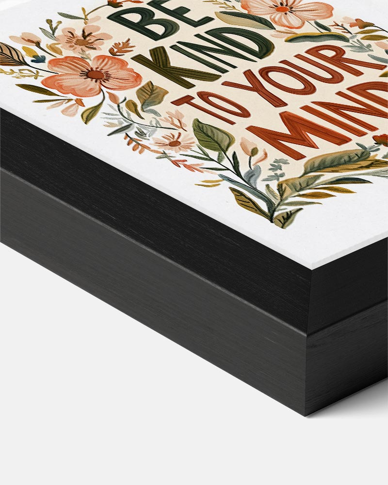Bloemenposter met Inspirerende Tekst Poster