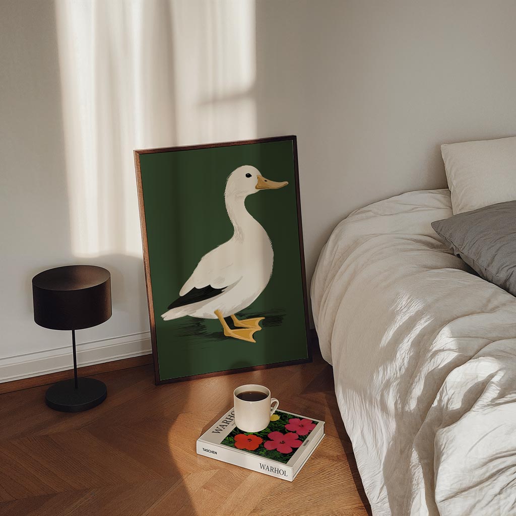 Stijlvolle Eend Poster-WallArtistic