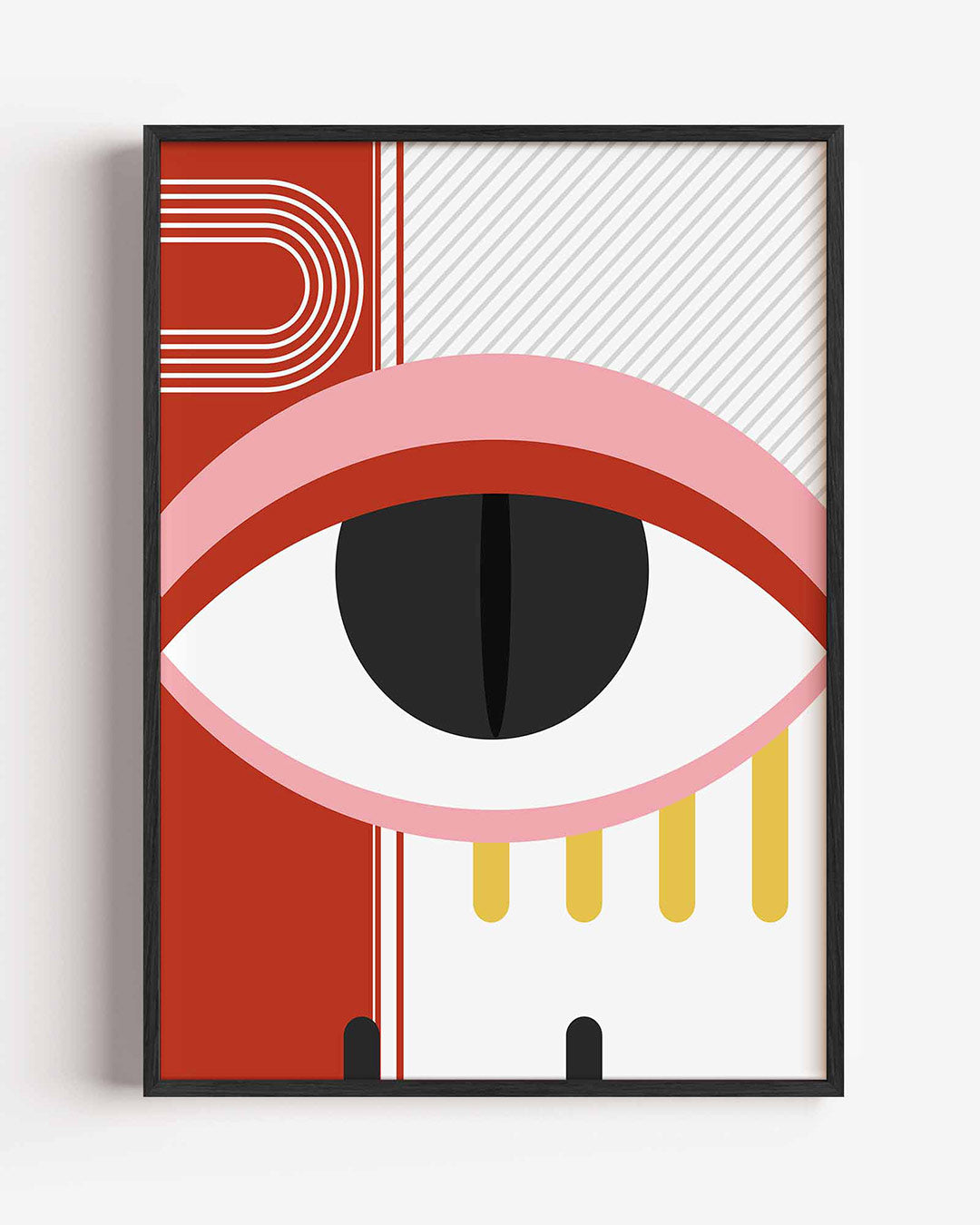 Oog en lijnen Poster