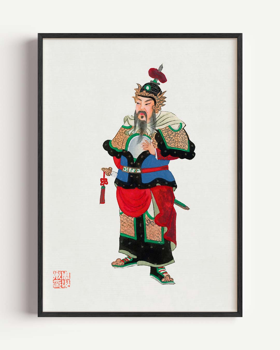 Oosterse Krijger Poster-WallArtistic