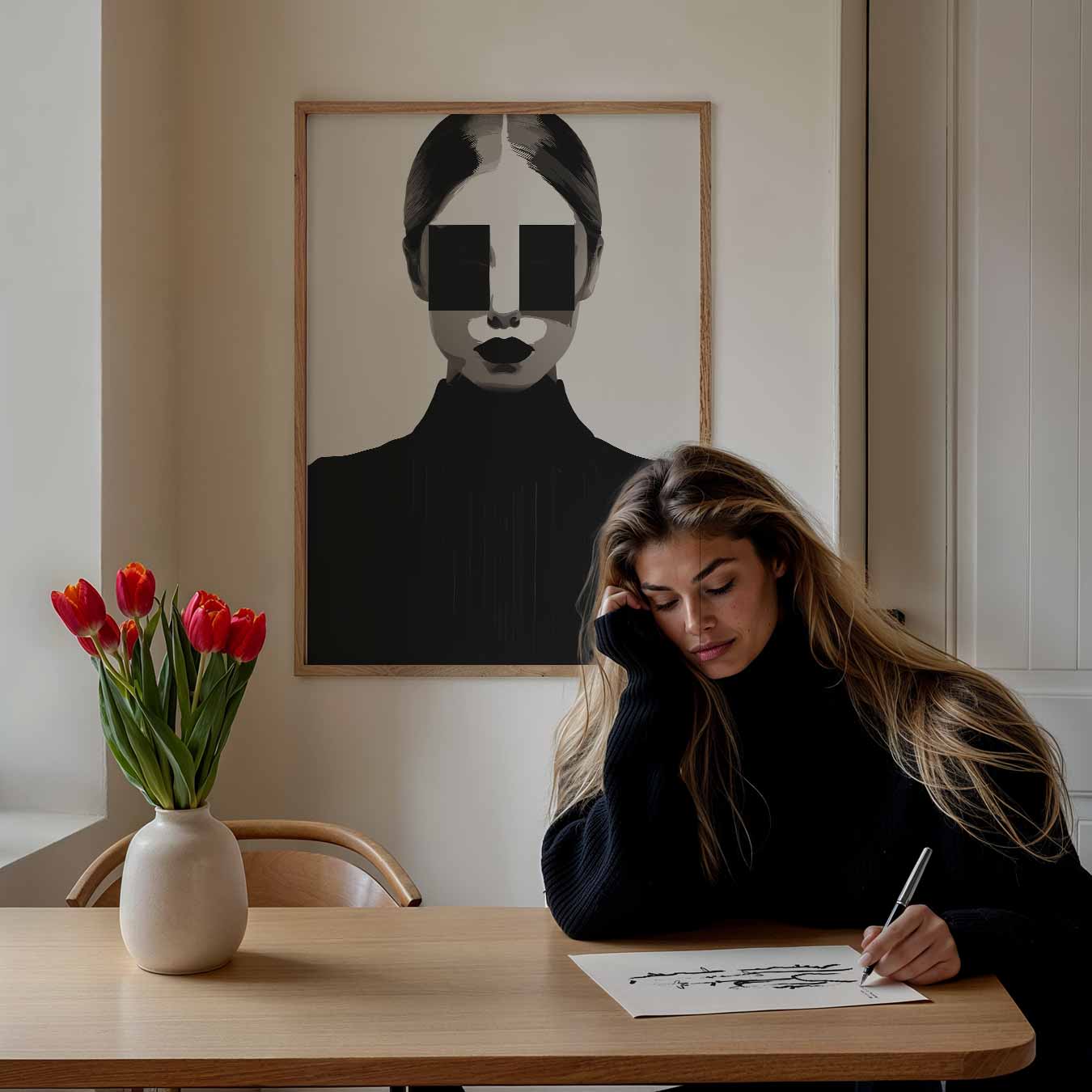 Moderne Mystieke Vrouwenposter-WallArtistic