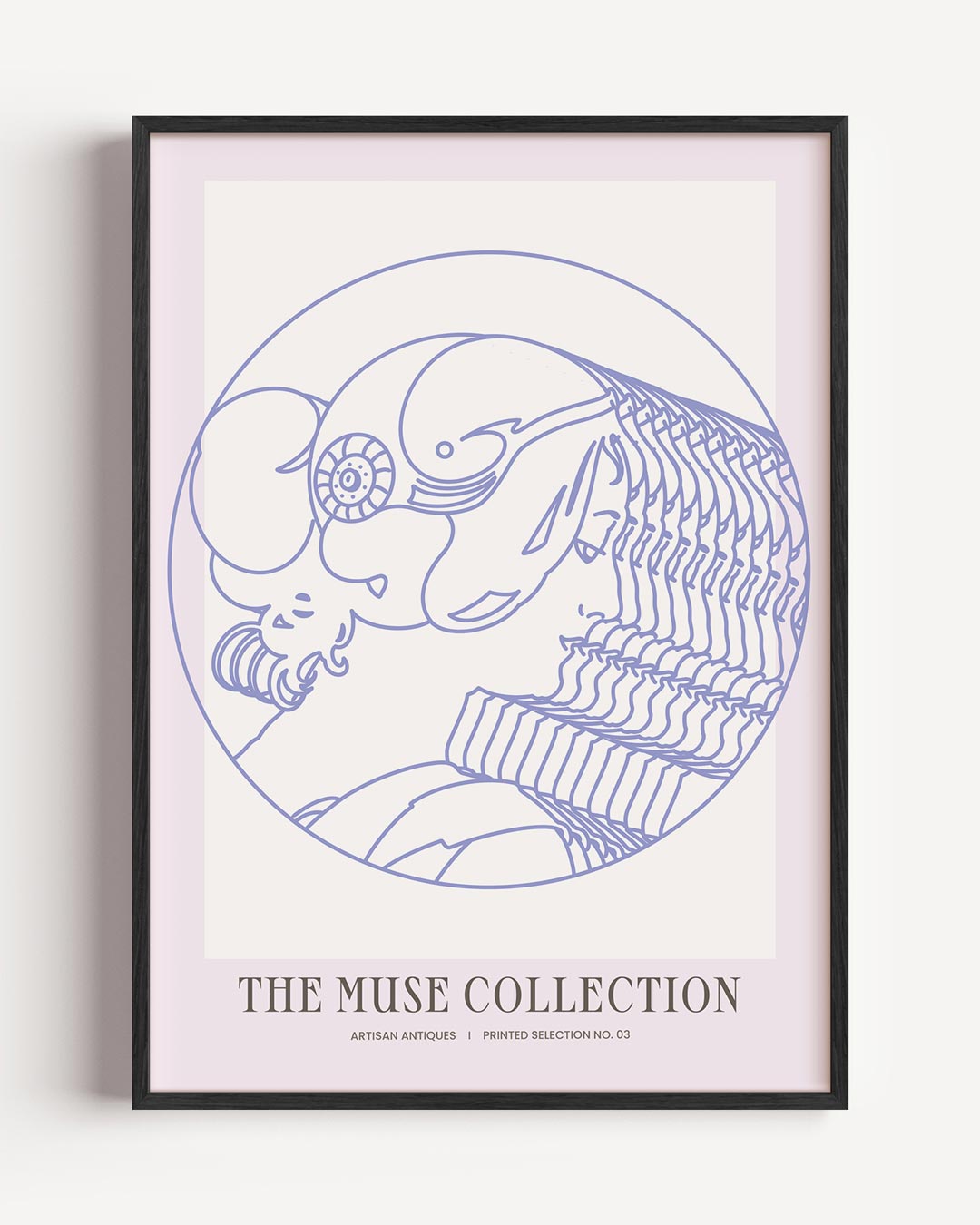 Artistieke Muse Poster-WallArtistic